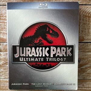 🦖Jurassic Park Ultimate Trilogy Blu-ray 3-Disc Set THE LOST WORLD & III🦖like new
